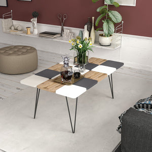 [en.casa] Salontafel Give 44x110x66 cm meerkleurig