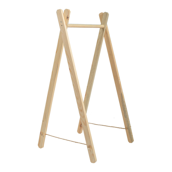 [en.casa] Kledingrek Løkken 100x50x40 cm houtkleurig
