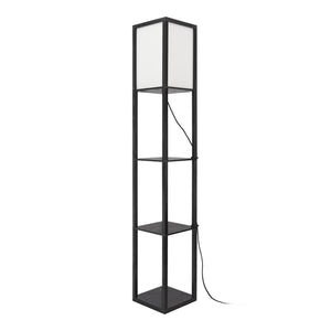 [lux.pro] Staande lamp Stapleford vloerlamp E27 zwart en wit