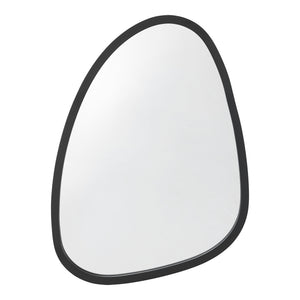 [en.casa] Spiegel Grottole hangend 62x50 cm zwart mat