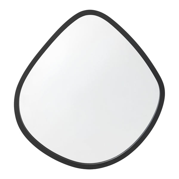 [en.casa] Spiegel Galatone hangend 64x60 cm zwart mat