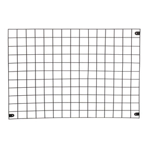 [en.casa] Wandrek Sæby industrieel metaal 75x55 cm zwart