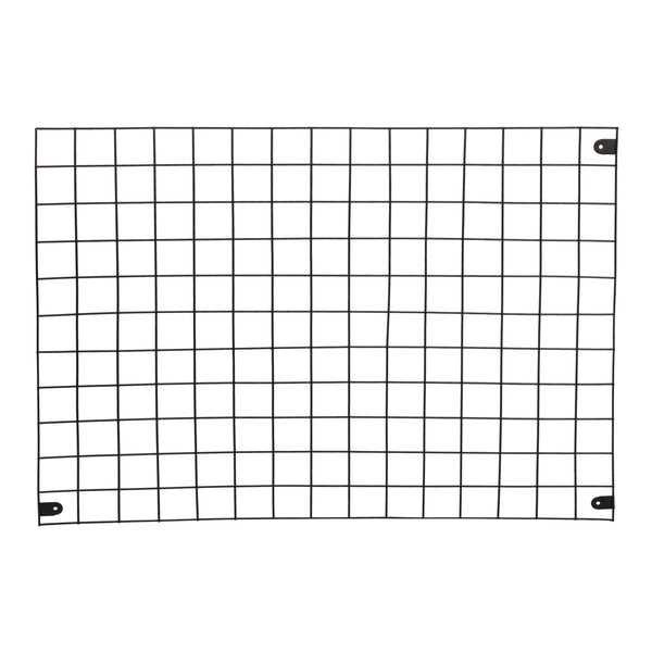 [en.casa] Wandrek Sæby industrieel metaal 75x55 cm zwart