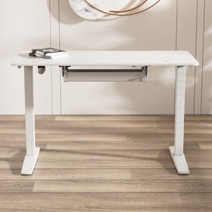 pro.tec Kabelgoot Skegness voor het onder bureau 55x18x12 cm wit