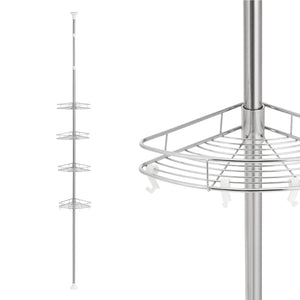 Badkamerrek Haapavesi telescopisch 90-300 cm chroom
