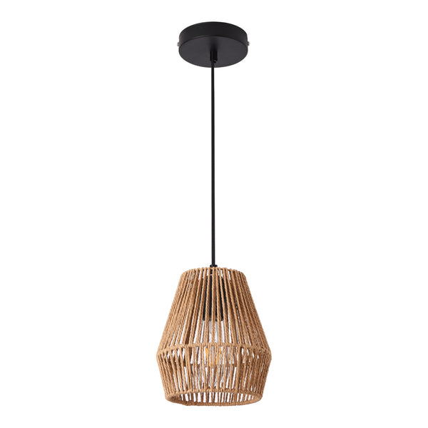 lux.pro Hanglamp Liverpool 160x18 cm zwart en beige E27