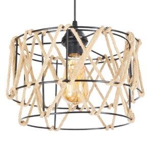 [lux.pro] Hanglamp Maryport zwart E27