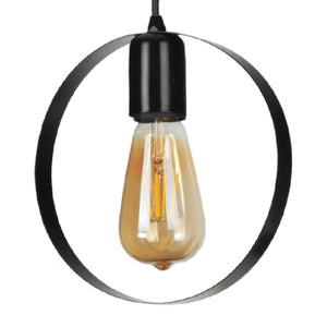 [lux.pro] Hanglamp Cirencester zwart E27
