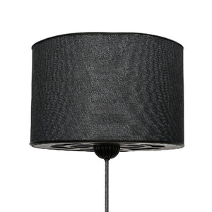 [lux.pro] Staande lamp vloerlamp Malmesbury zwart E27