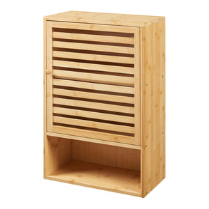 Badkamerkast Gjesdal 60x40x20 cm bamboe naturel [en.casa]