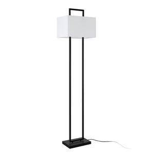 lux.pro Staande lamp Sigdal vloerlamp cm E27 zwart en wit