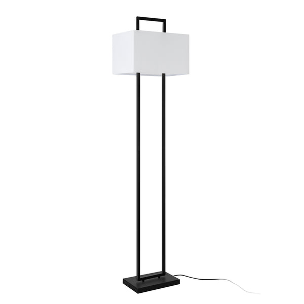 lux.pro Staande lamp Sigdal vloerlamp cm E27 zwart en wit