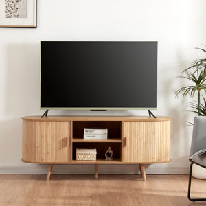 [en.casa] Dressoir Nordkapp 140x40x56 cm houtkleurig