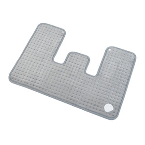 [en.casa] Elektrisch warmtekussen Borrello 65x45 cm 100W grijs