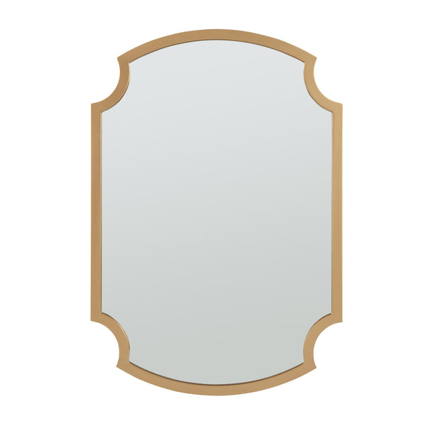 [en.casa] Wandspiegel Aura 80x55 cm goudkleurig