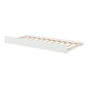 Onderschuifbed Ydre op wielen 197x94x22 cm wit [en.casa]