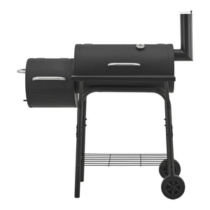 Smoker barbecue Arielli 115x110x64 cm zwart casa.pro