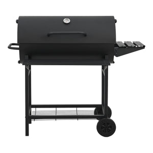 Houtskool BBQ Armento met deksel 95x108x61 cm zwart casa.pro