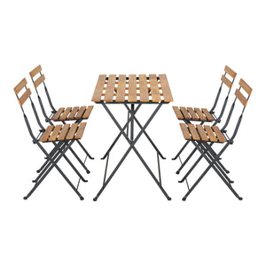 Tuinset Bovino 5-delig tuintafel met 4 tuinstoelen casa.pro