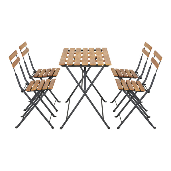 Tuinset Bovino 5-delig tuintafel met 4 tuinstoelen casa.pro