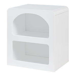 Bijzettafel Vågå 45x40x30 cm wit [en.casa]