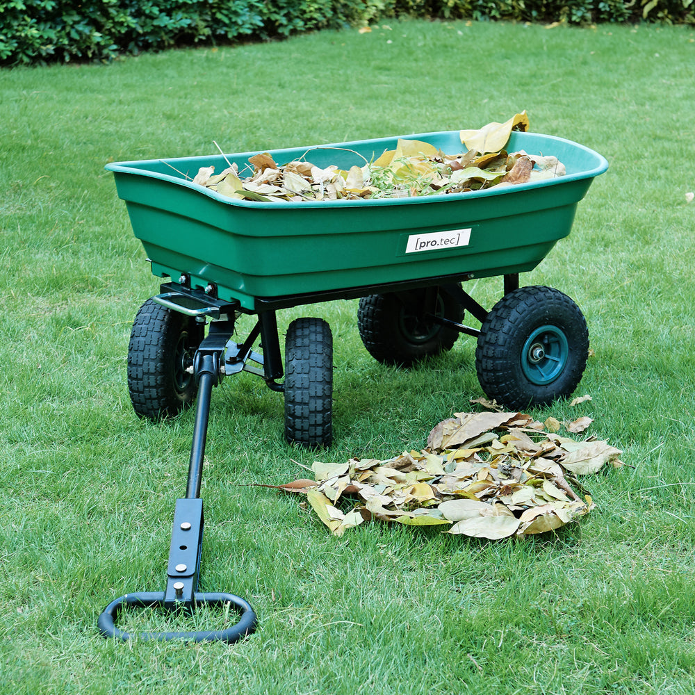 Bolderkar Corfinio 111x51x50 cm groen en zwart pro.tec