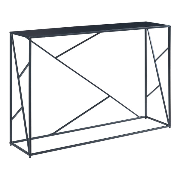 Console tafel Rättvik 120x30x80 cm zwart [en.casa]