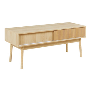 TV meubel Landskrona 115x40x48 cm eikenkleurig [en.casa]