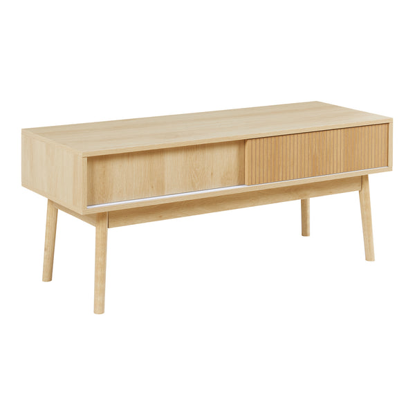 TV meubel Landskrona 115x40x48 cm eikenkleurig [en.casa]