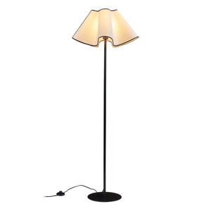 Staande lamp Ashton vloerlamp 153 cm zwart en wit E27 lux.pro