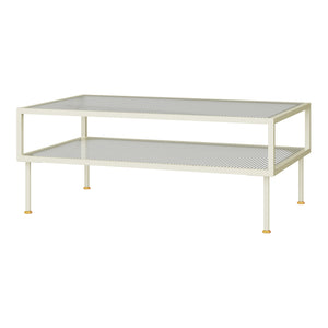 Salontafel Lindau 100x50x46 cm cremewit [en.casa]