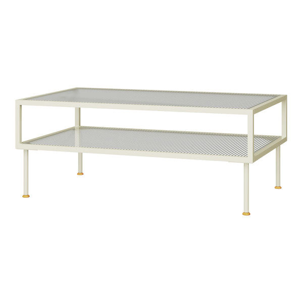 Salontafel Lindau 100x50x46 cm cremewit [en.casa]