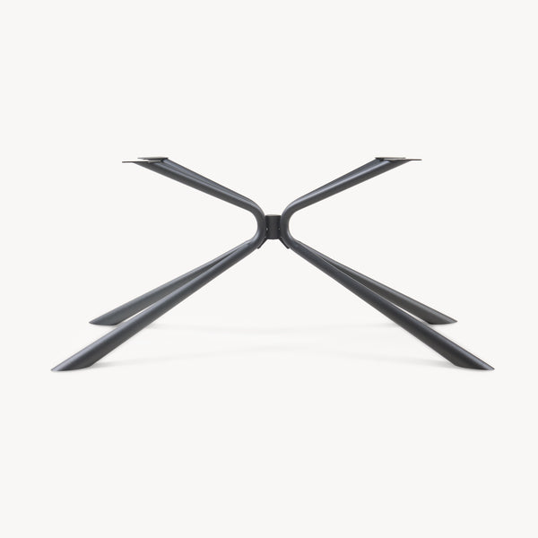 Tafelonderstel Havosanlurg 160x70x72 cm spider poot zwart [en.casa]