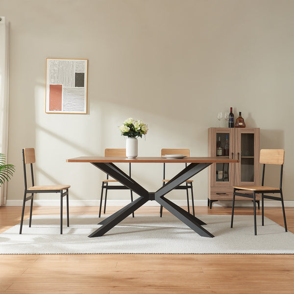Tafelonderstel Bemeenel 120x75x72 cm zwart [en.casa]