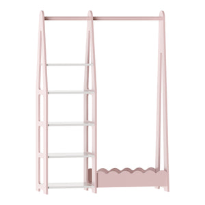 Kinderrek Vestnes 114x77x30 cm wit [en.casa]