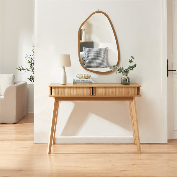 Consoletafel Tysvær bamboe 110x40x78 cm naturel [en.casa]