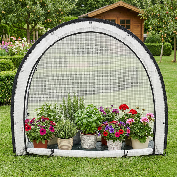 Plantenkas Larshasas 180x80x170 cm trasparant [en.casa] 