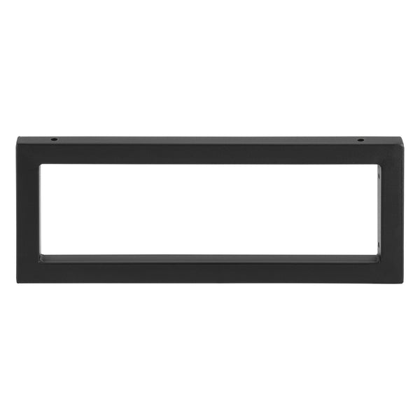 Ophangbeugel voor wastafelblad set van 2 zwart mat - 3 varianten