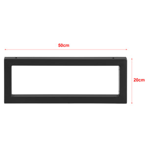Ophangbeugel voor wastafelblad set van 2 zwart mat - 3 varianten