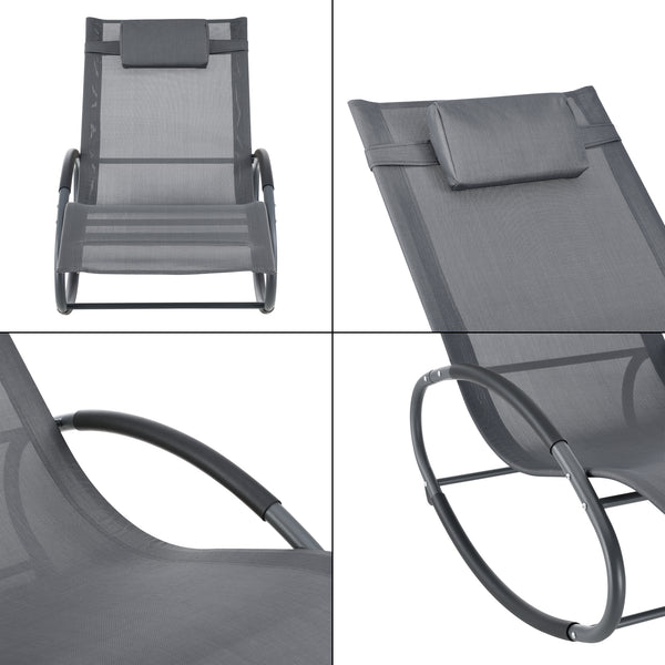 Ligstoel Almaluez schommelstoel 153x63x80,5 cm set van 2 - 2 varianten