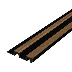 Wandpanelen Blaricum 3D set polystyreen 195x12 cm eikenkleurig NEU.HOLZ