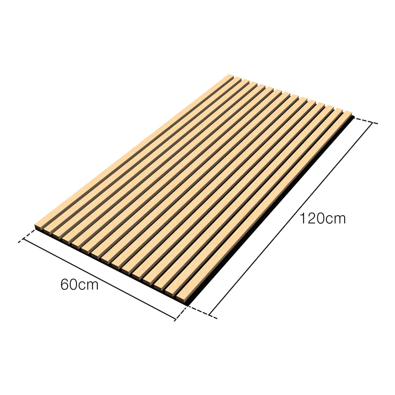 Maatschets [NEU.HOLZ] Akoestisch Wandpaneel Vang set van 4 mdf 2,88 m² - 7 varianten