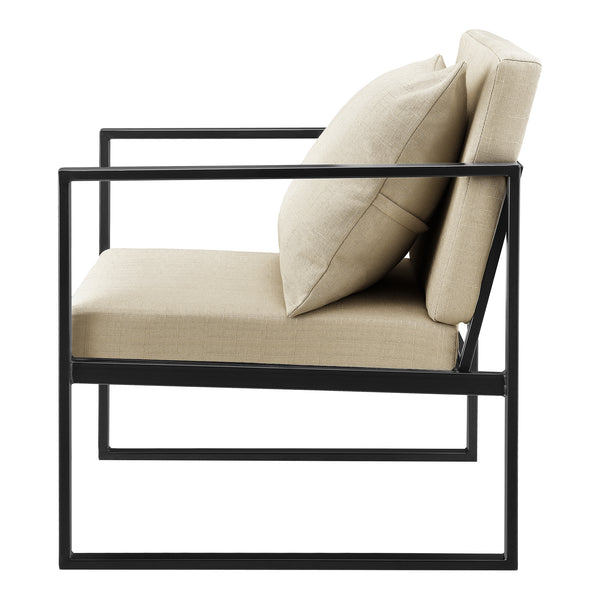 Design fauteuil met kussens 70x60x60 cm set van 2 - 2 varianten