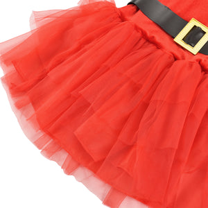 Kerstkostuum voor vrouwen verkleedkleiding
