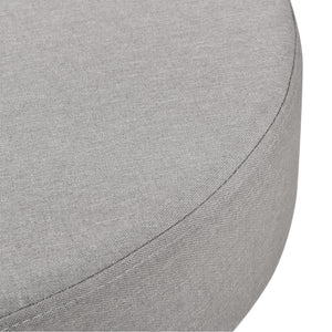 Salontafel Nelson stof rond 40xØ60 cm grijs en zwart