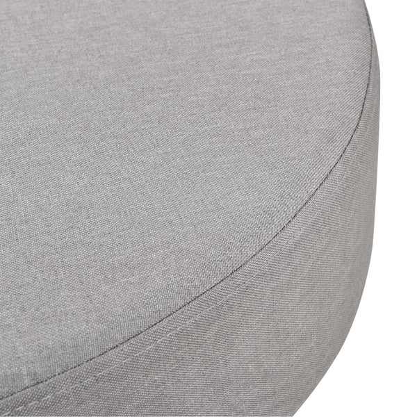 Salontafel Nelson stof rond 40xØ60 cm grijs en zwart