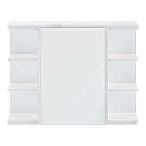 Badkamerkast met spiegel spiegelkast 64x80x20 cm wit