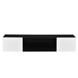 Zwevend kastje Thabong met LED verlichting 150x30x30 cm