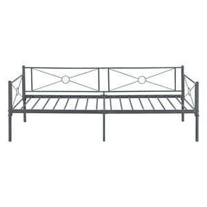 Metalen bed Alvesta met bedbodem en matras 90x200 cm - 3 varianten