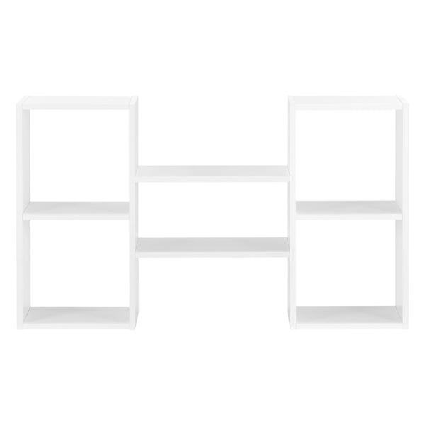 Wandplank Lillesand 4 vakken en 2 planken 101x18x60 cm wit